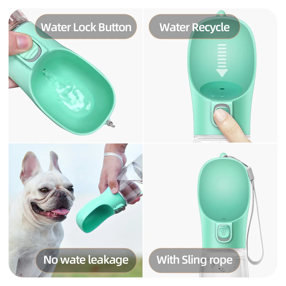 Portable Pet Water Bottle – Leakproof On-the-Go Drinking Bottle